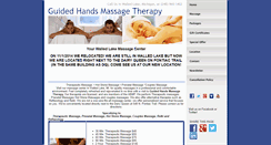 Desktop Screenshot of guidedhandsmassagemi.com